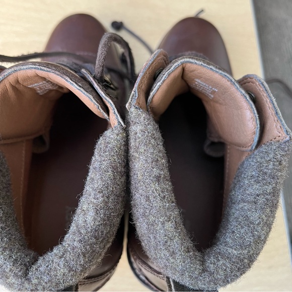 Sperry Top-Sider Wm’s Celeste Bliss Brown Leather Wedge Lace Up Ankle Boots Sz 9 - Picture 11 of 14